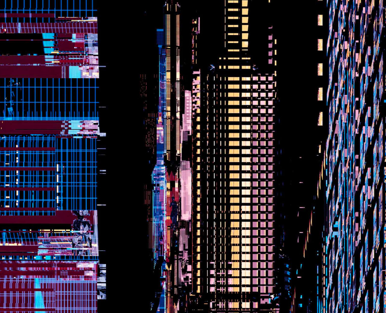 Continuation of the visual narrative exploring themes of urban deconstruction and renewal in Ommery De Zutter's artwork.